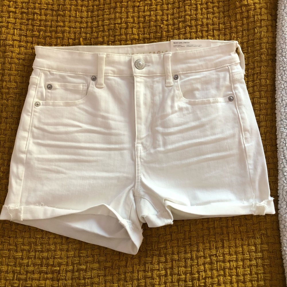 American Eagle Hi-Rise Shortie Shorts